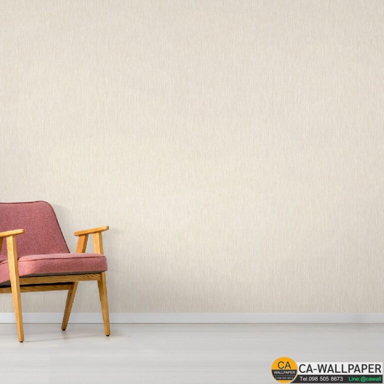 วอลเปเปอร์สีครีมปนสีขาว เทกเจอร์ลายเส้น No.28032