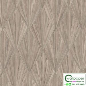 วอลเปเปอร์ลายไม้โมเดิร์นสีน้ำตาล วอลนัท No.81222-3