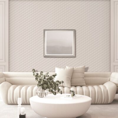 วอลเปเปอร์โมเดิร์นลายตาข่าย สีขาว No.WA2604-1