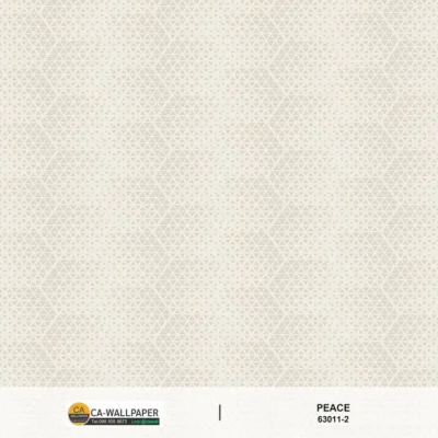 วอลเปเปอร์ลายสามเหลี่ยม สีครีมเหลืองทอง No.63011-2