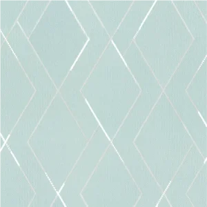 วอลเปเปอร์สไตล์โมเดิร์นลายซิกแซก สีฟ้า No.10314-4