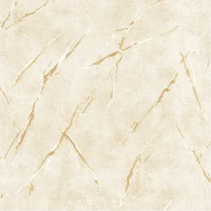 วอลเปเปอร์ลายหินอ่อน สีน้ำตาลอ่อนแทรกเส้นสีทองขาว