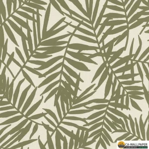 วอลเปเปอร์ลายใบไม้สไตล์ทรอปิคอล