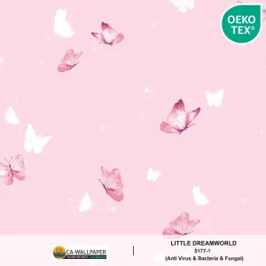 วอลเปเปอร์ห้องเด็ก ลายผีเสื้อ No.5177-1