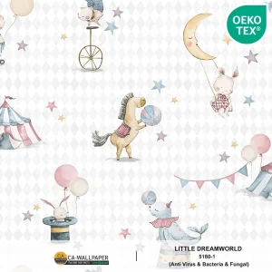 วอลเปเปอร์ห้องเด็ก Circus No.5180-1