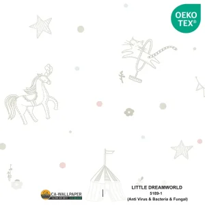 วอลเปเปอร์ห้องเด็ก Stitch Doll No.5189-1