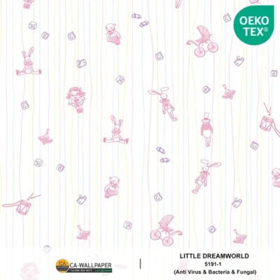 วอลเปเปอร์ห้องเด็ก Popping No.5190-1