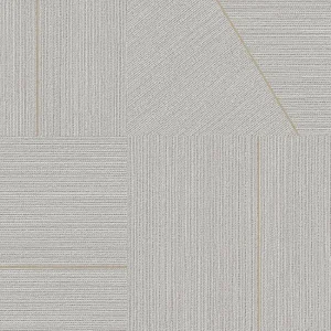 วอลเปเปอร์โมเดิร์นลายเส้นสีทอง พื้นสีเทาเข้ม No.52509-3