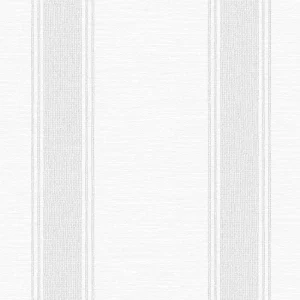 วอลเปเปอร์ลายทาง สีขาวสลับสีเทา No.52514-1