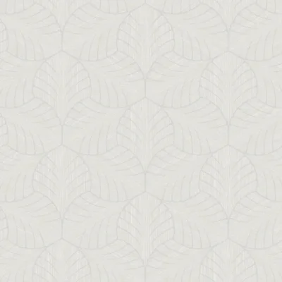 วอลเปเปอร์ลายใบไม้ สีเทา No.70507-3