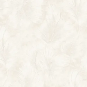 วอลเปเปอร์ลายใบไม้สีเทาอ่อน No.70513-1