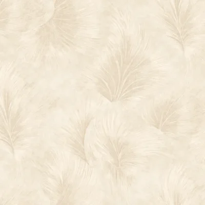 วอลเปเปอร์ลายใบไม้ สีน้ำตาลอ่อน No.70513-2