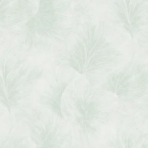 วอลเปเปอร์ลายใบไม้สีเขียวอ่อน No.70513-3