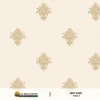 วอลเปเปอร์ลายหลุยส์ สีทองพื้นสีครีม