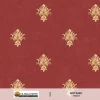 วอลเปเปอร์ลายหลุยส์ สีทองพื้นสีแดง