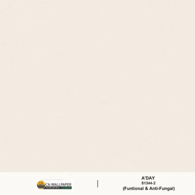 วอลเปเปอร์ลายผ้า สีเทาอ่อนอมน้ำตาลเบจ No.81344-2