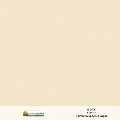 วอลเปเปอร์ลายผ้า สีน้ำตาลอ่อน No.81344-3