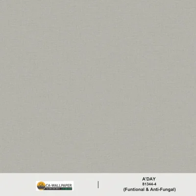 วอลเปเปอร์ลายผ้า สีน้ำตาลอมฟ้า No.81344-4