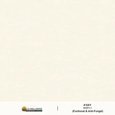 วอลเปเปอร์ลายผ้า สีครีม No.81371-1