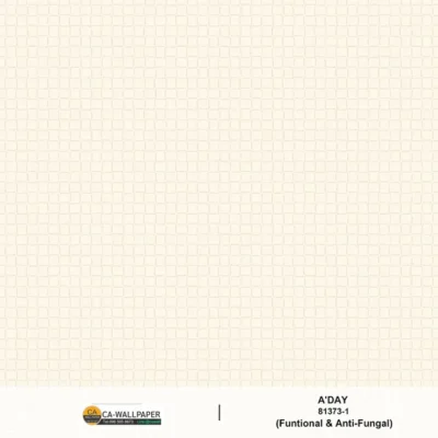วอลเปเปอร์ลายหนัง สีขาวครีม No.81373-1