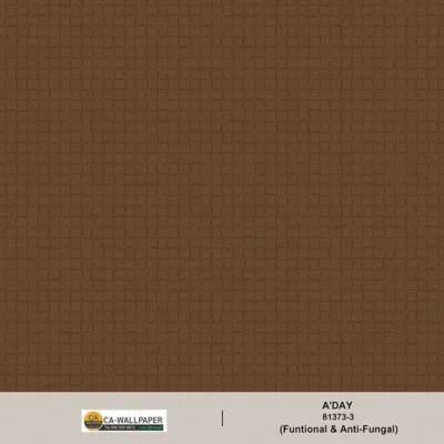 วอลเปเปอร์ลายหนัง สีน้ำตาล No.81373-3