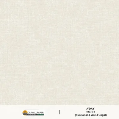 วอลเปเปอร์ลายผ้า สีเทาอ่อน No.81375-2