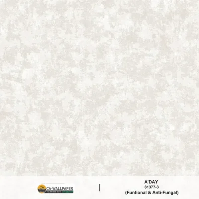 วอลเปเปอร์ลายปูนเปลือย เทกเจอร์ผ้า สีเทา No.81377-3