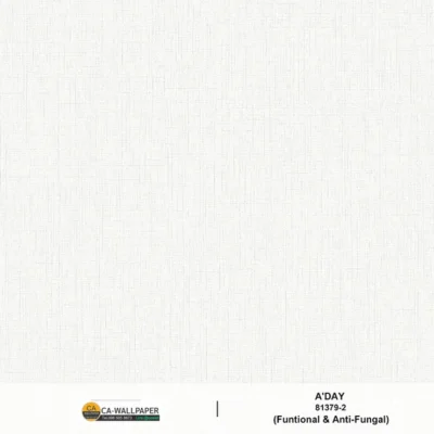 วอลเปเปอร์ สีขาวอมเทา No.81379-2