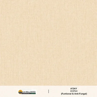 วอลเปเปอร์ สีน้ำตาลทอง No.81379-5