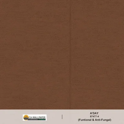 วอลเปเปอร์ลายคอนกรีต สีน้ำตาลส้ม No.87477-4