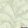 วอลเปเปอร์ลายใบไม้ทรอปิคอล สีเขียวเข้ม