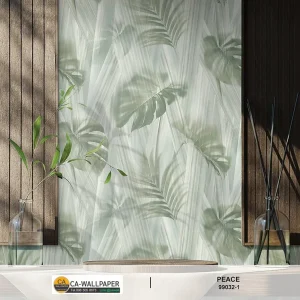 วอลเปเปอร์ลายใบไม้กราฟฟิก No.99032-1