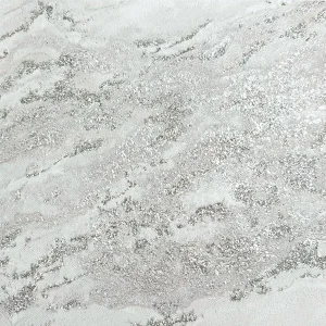 วอลเปเปอร์ลายหินอ่อนสีเทาอ่อน มีกลิตเตอร์ สีเงิน No.DCG2509-2