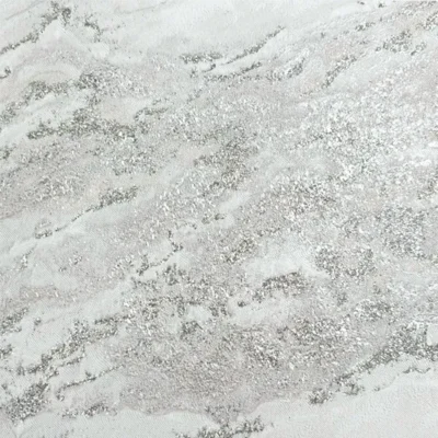 วอลเปเปอร์ลายหินอ่อนสีเทาอ่อน มีกลิตเตอร์ สีเงิน No.DCG2509-2