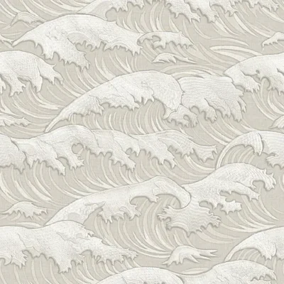 วอลเปเปอร์ลายคลื่น สีเทา No.SV1001-1
