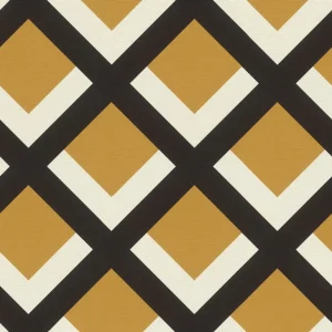 วอลเปเปอร์ทรงตาข่ายสีเหลือง No.401943