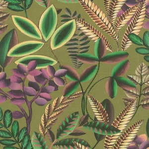 วอลเปเปอร์ลายใบไม้ Tropical No.485578