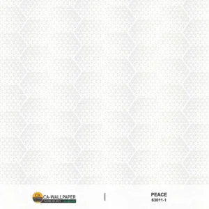 วอลเปเปอร์ลายสามเหลี่ยม สีขาวมุก No.63011-1