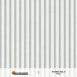 วอลเปเปอร์ลายคอนกรีตเซาะร่อง สีเทาอ่อน No.85095-1