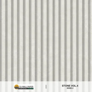วอลเปเปอร์ลายคอนกรีตเซาะร่อง สีเทา No.85095-2