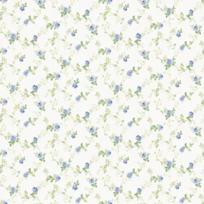 Alternative view of วอลเปเปอร์ลายดอกไม้สีฟ้าน้ำเงิน No.88463-2