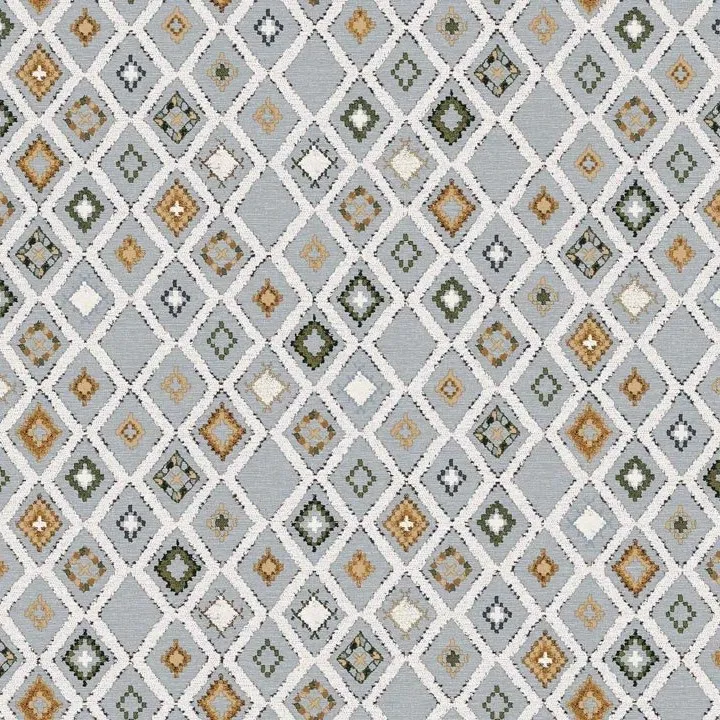 วอลเปเปอร์โมเดิร์น สีฟ้าเทา No.88550-2