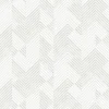 วอลเปเปอร์กราฟฟิก ลายซิกแซก สีเทาเงิน No.88554-1