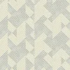 วอลเปเปอร์กราฟฟิก ลายซิกแซก สีเทาผสมสีทอง พื้นเทา No.88554-3