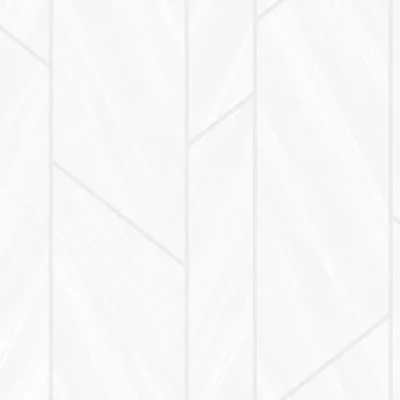 วอลเปเปอร์ลายไม้ สีขาวร่องเส้นสีเงิน No.88561-1