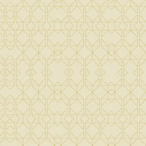 วอลเปเปอร์ สไตล์โมเดิร์นกราฟฟิค สีน้ำตาลทอง No.88578-3