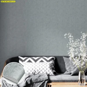 วอลเปเปอร์ลายปูนเปลือยสีเทาอ่อน No.MC120024