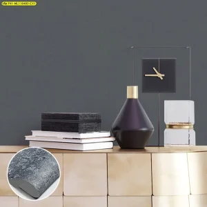 วอลเปเปอร์ลายปูนเปลือยสีดำ No.ML110403