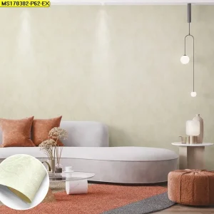 วอลเปเปอร์หินอ่อน สีครีมสลับเงิน No.MS170302