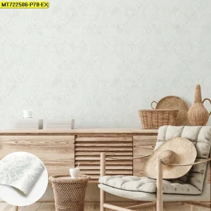 วอลเปเปอร์ลายหลุยส์สีเงิน No.MT722506